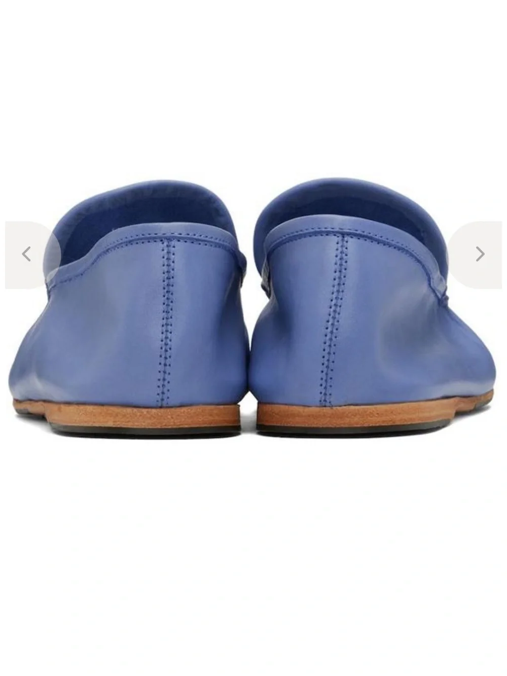NEW Acne Studios x Kero Blue Purple Leather Slip On Driver  display picture 2